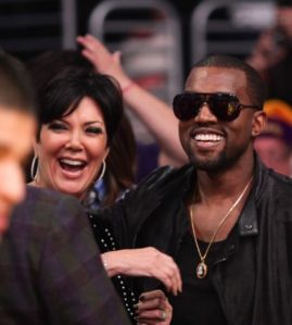Kris Jenner and Kanye