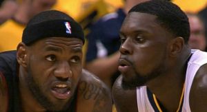 lance blows lebrons ear
