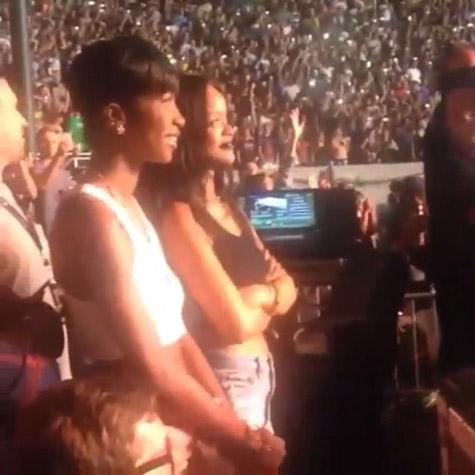 rihanna at drake-show