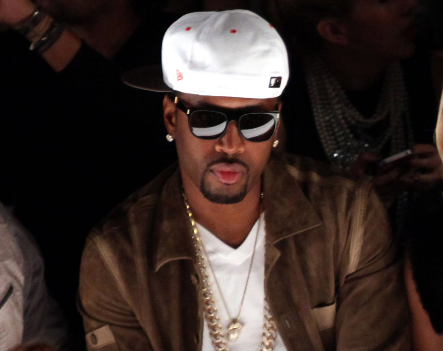 Herve Leger By MAX AZRIA - Backstage And Front Row - Spring 2014 Mercedes-Benz Fashion Week