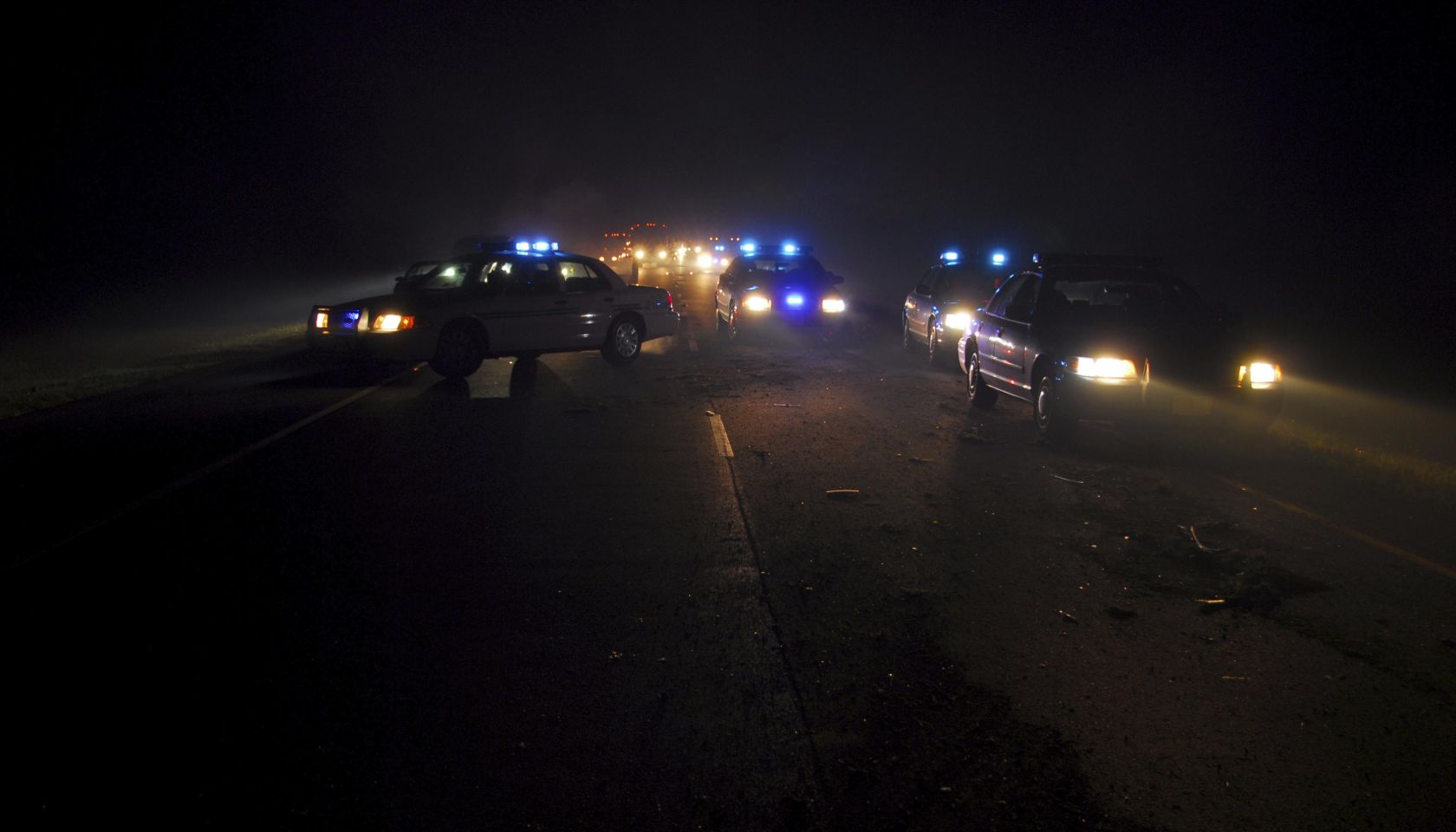 Midnight Police Blockade