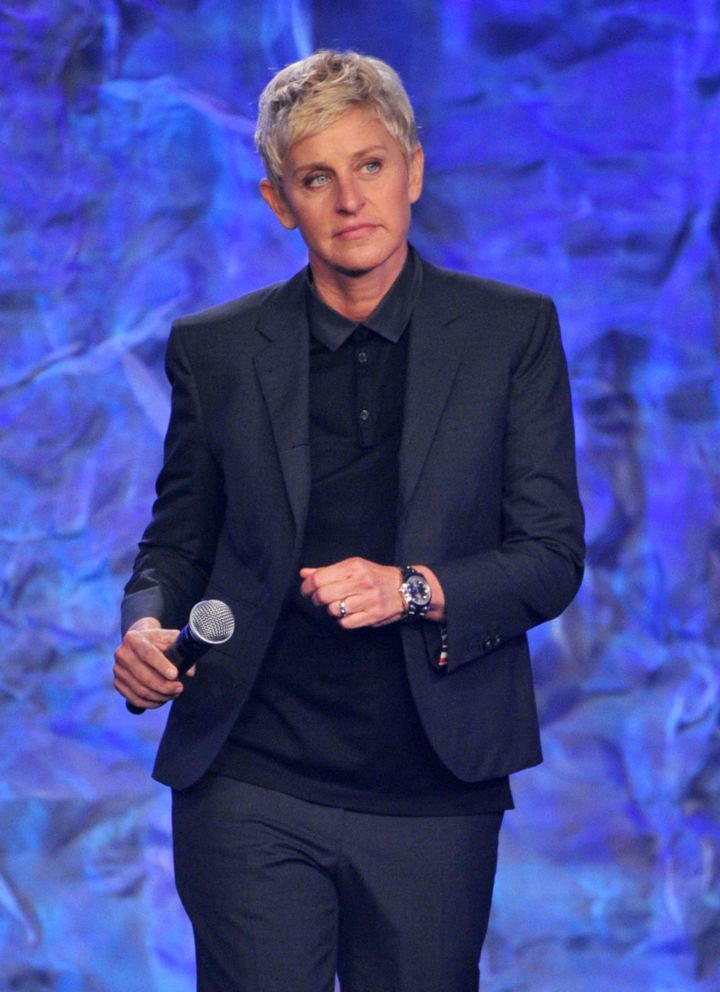 Comedian and TV personality Ellen DeGeneres