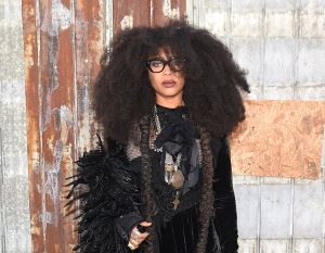 Erykah Badu attends the Givenchy fashion show during Spring 2016 New York Fashion Week