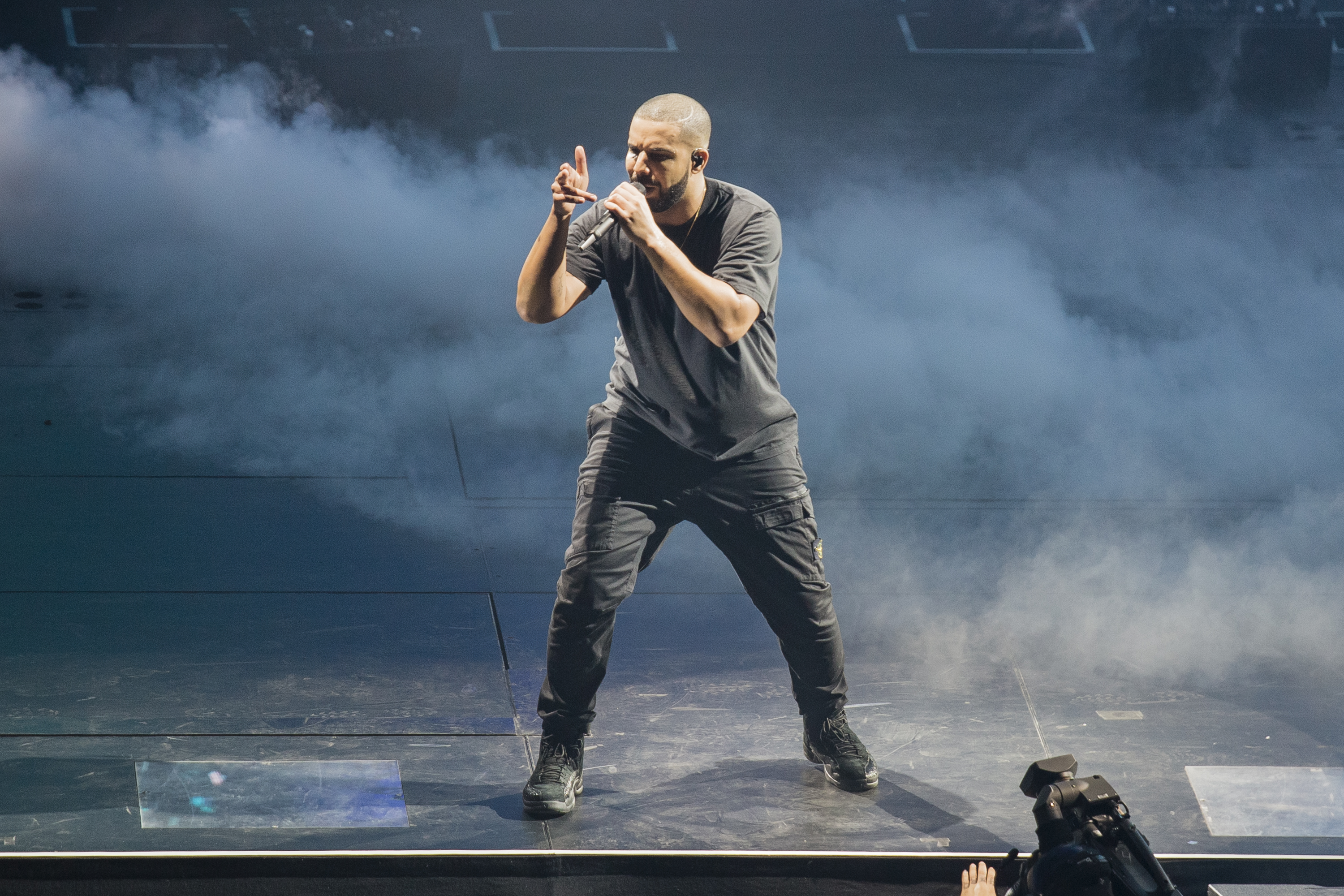 Drake Performs At First Direct Arena