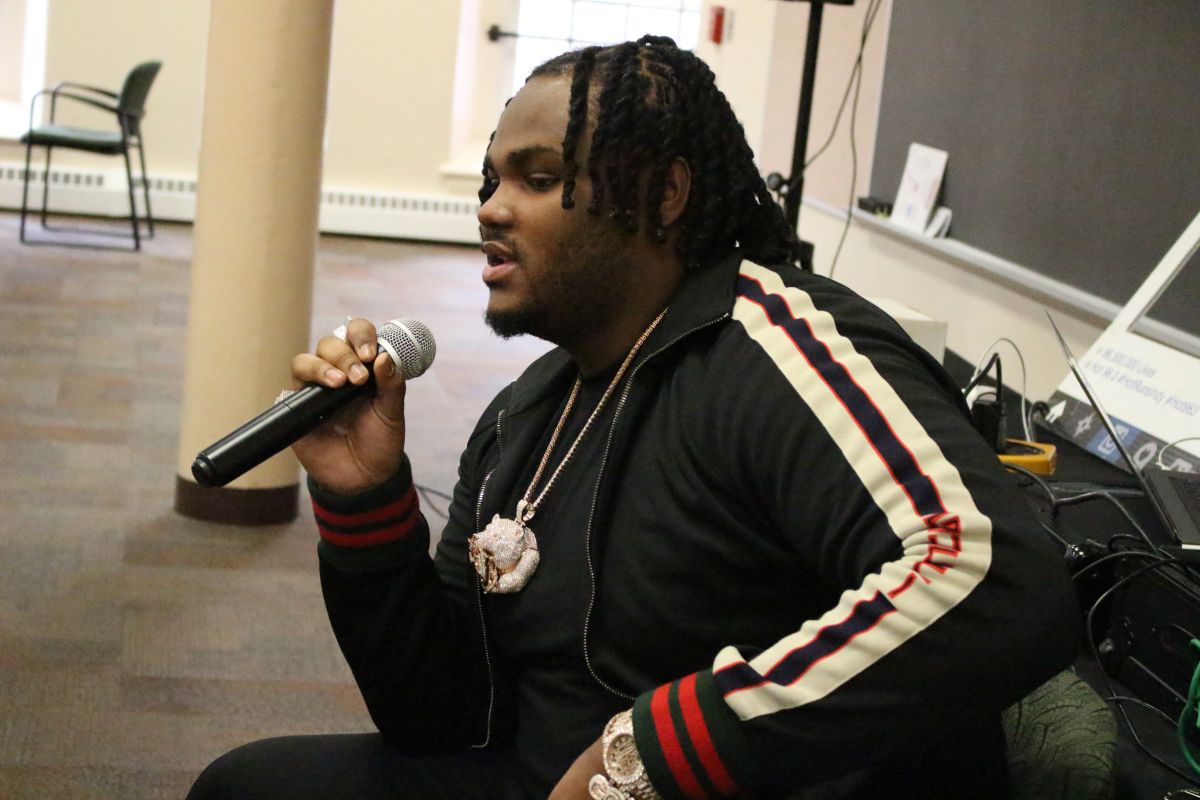 Tee Grizzley Visits Tech HS (Indy)