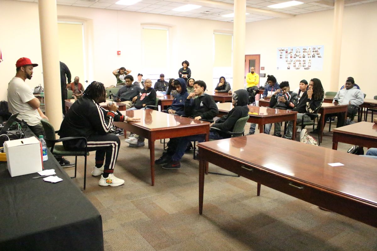 Tee Grizzley Visits Tech HS (Indy)