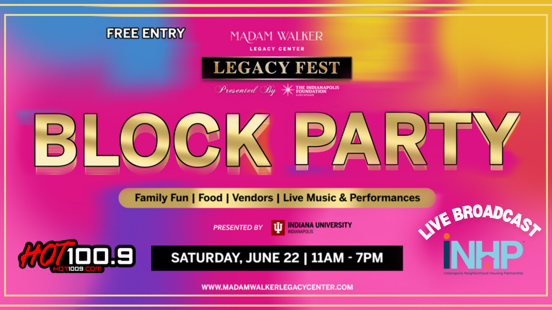 Legacy Fest INHP - WHHH | IPS - WTLCFM WTLCAM