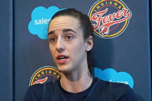 Caitlin Clark Speaks to Media