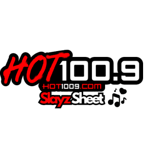 Shavonna Slayz Graphic with Hot 100.9 logo and added text